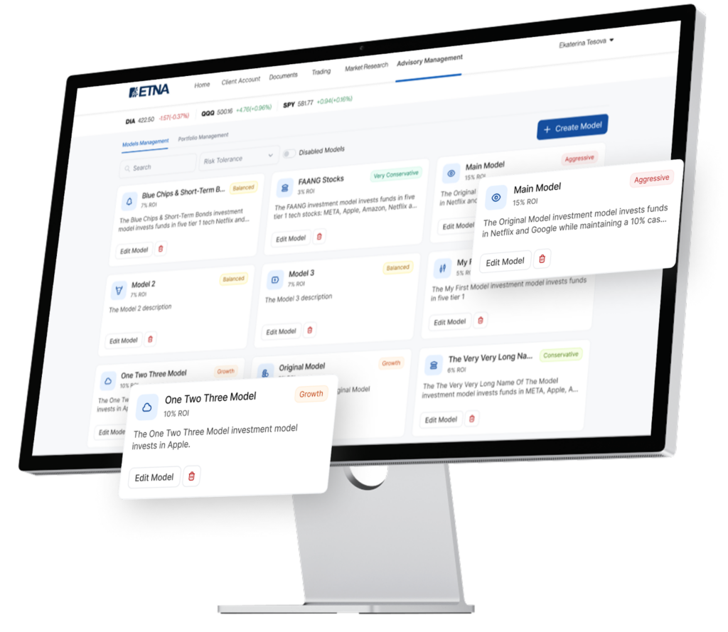 ETNA White‑Label RIA Trading Platform